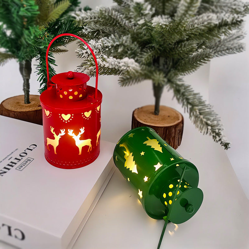 Christmas Candle Lights LED Small Lanterns Wind Lights Decorations